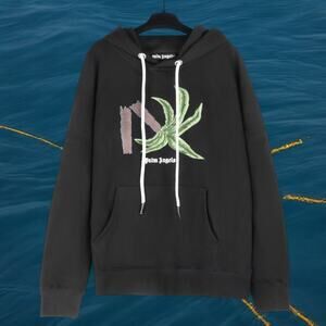 Palm Angels Men's Black Hoodie